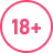 18+ age restriction symbol